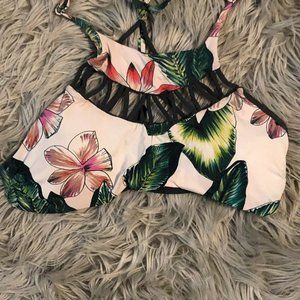 Floral Swimsuit Top Small